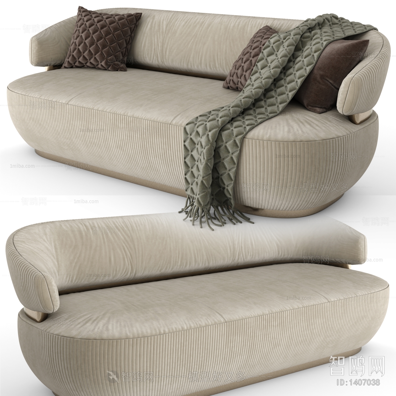 Modern Multi Person Sofa