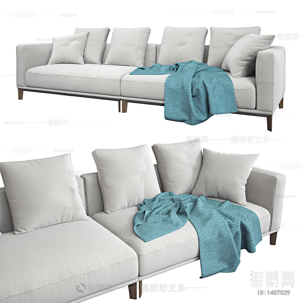 Modern Multi Person Sofa