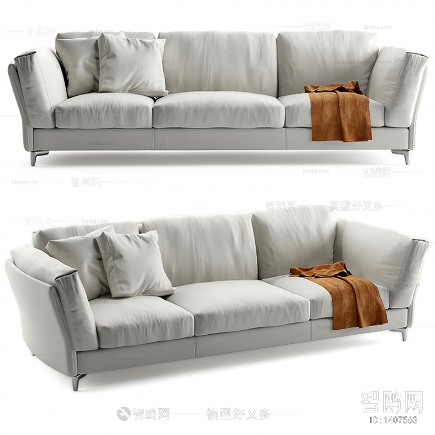 Modern Three-seat Sofa