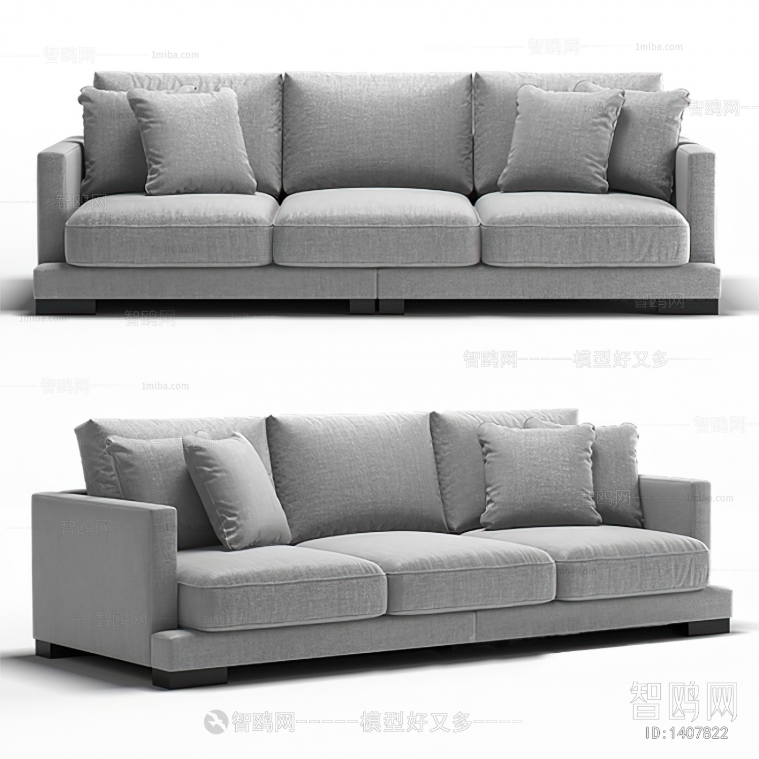 Modern Three-seat Sofa