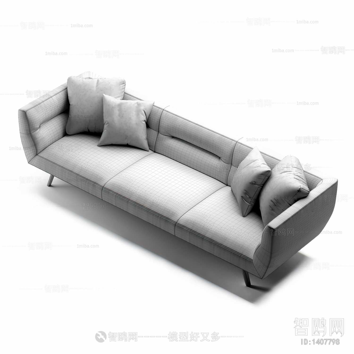 Modern Three-seat Sofa