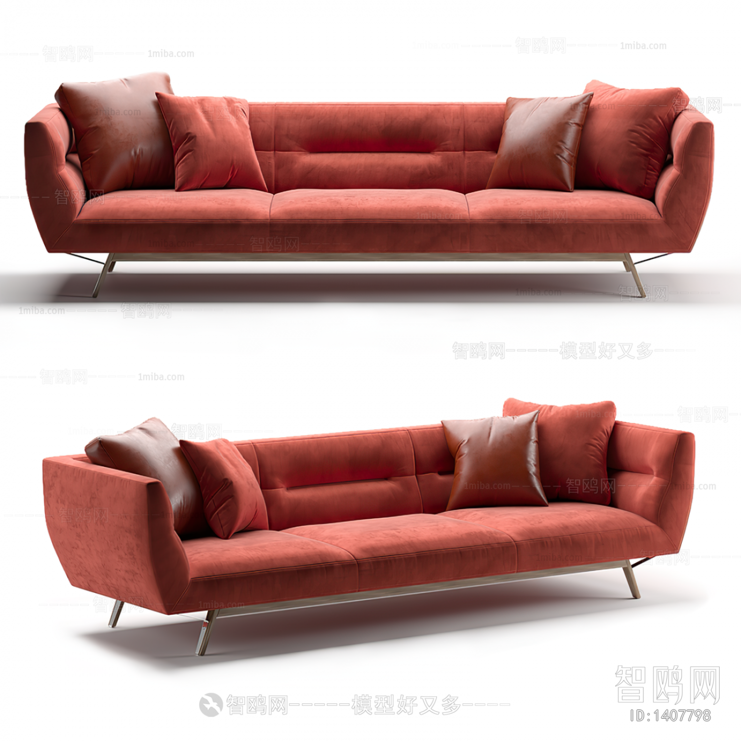 Modern Three-seat Sofa