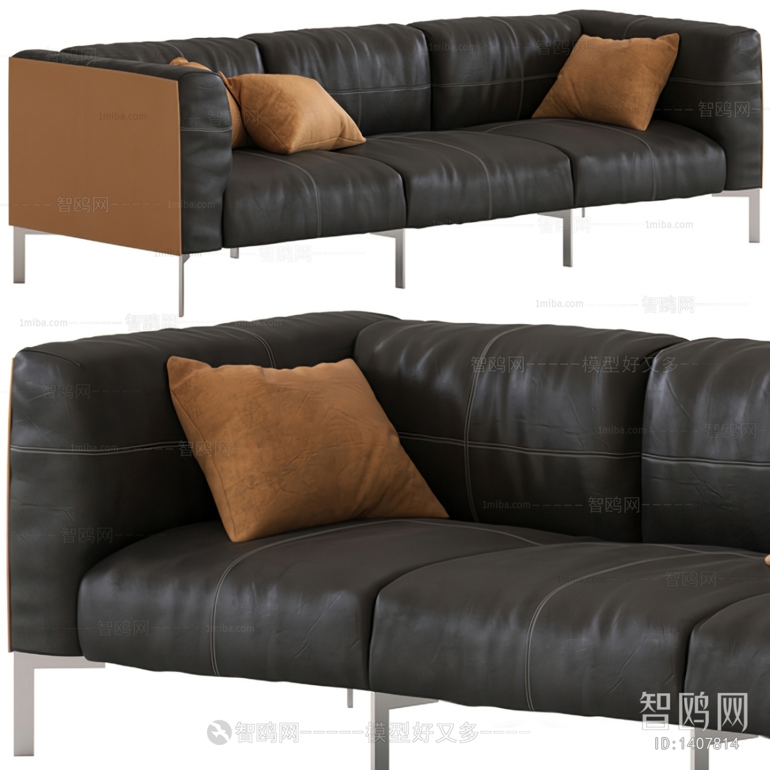 Modern Three-seat Sofa