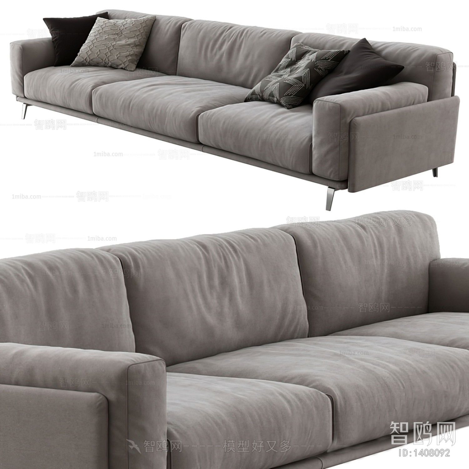 Modern Three-seat Sofa