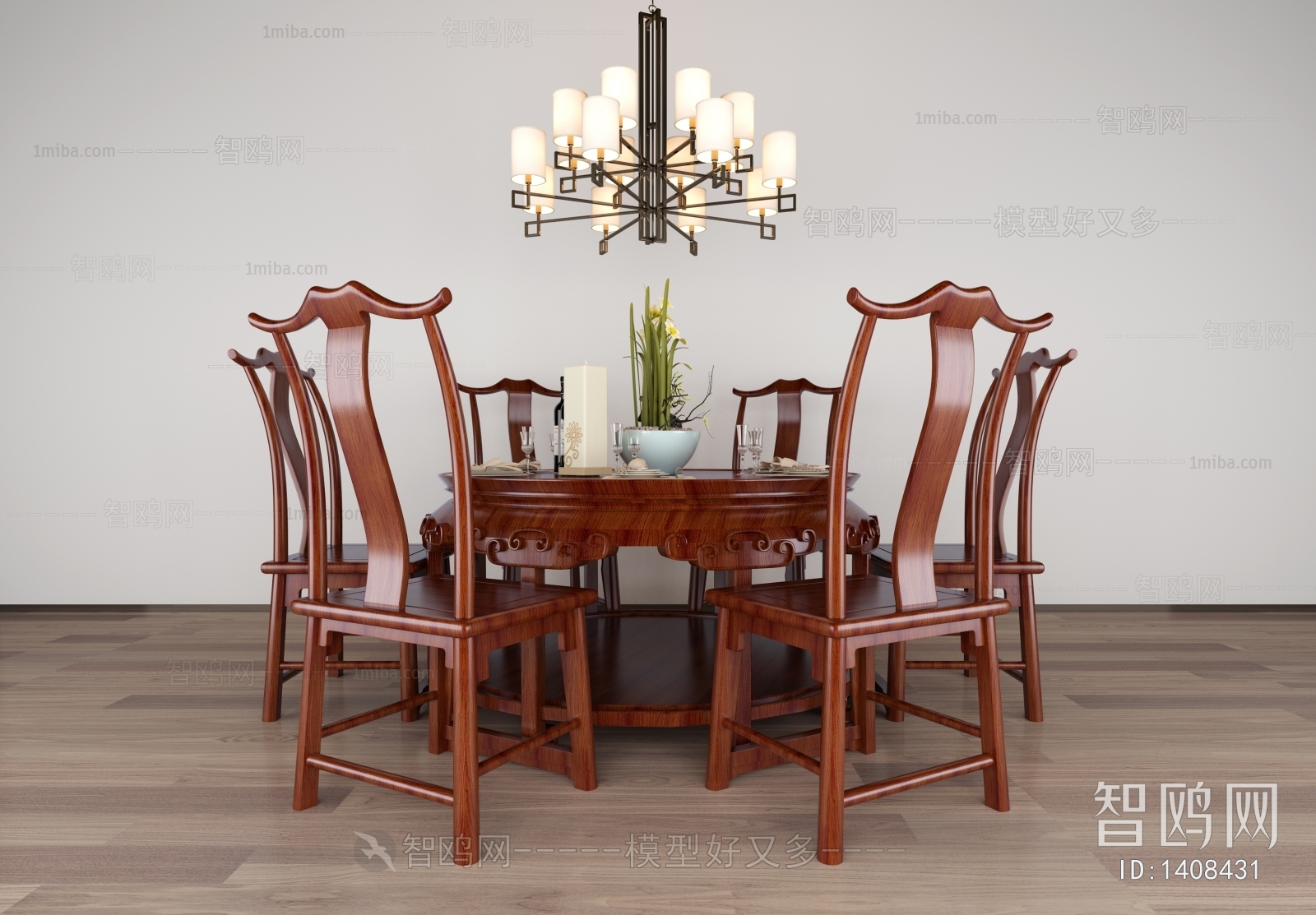 New Chinese Style Dining Table And Chairs