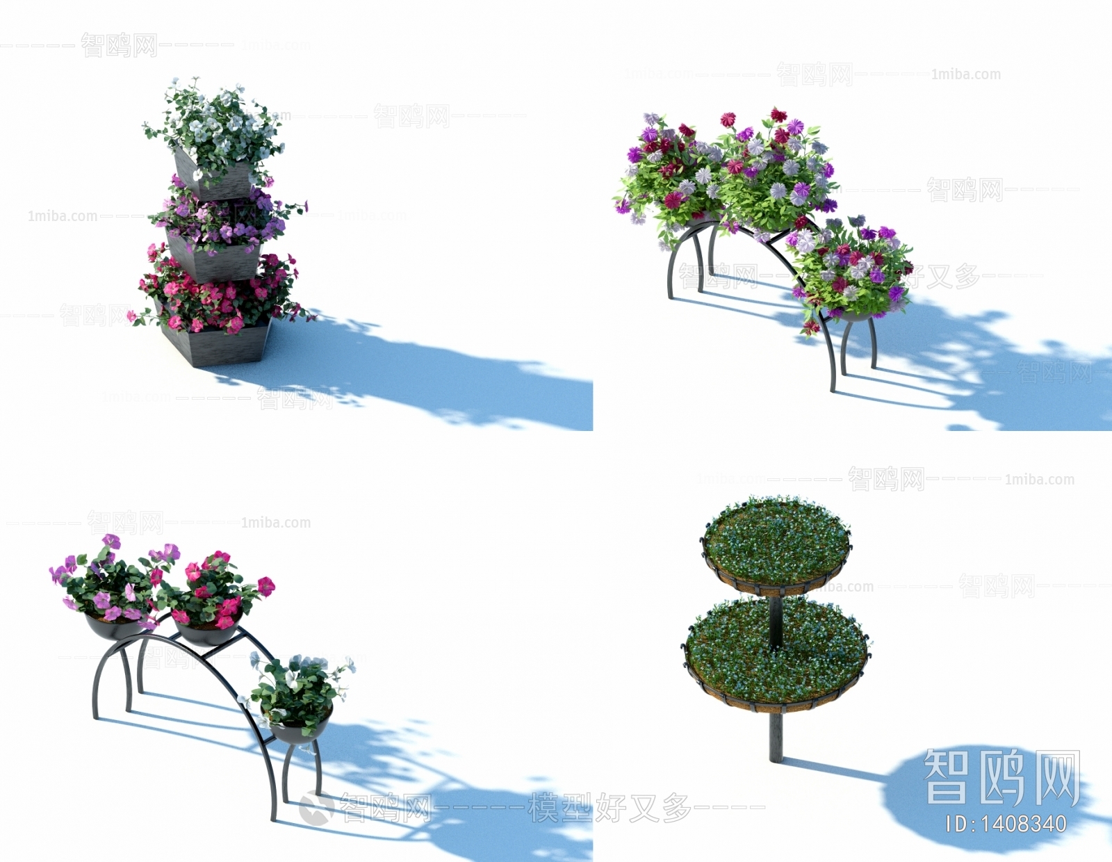 Modern Flower Shelf