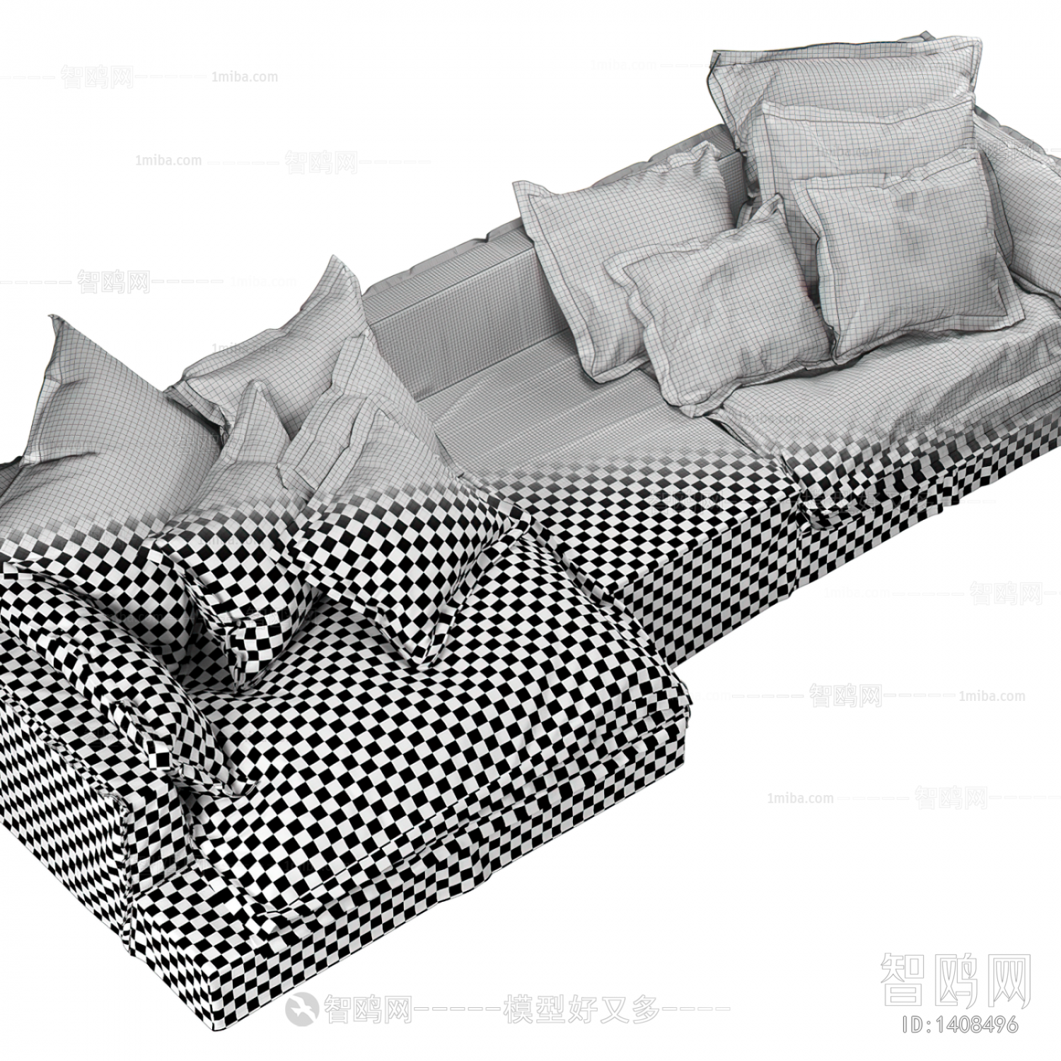 Modern Multi Person Sofa