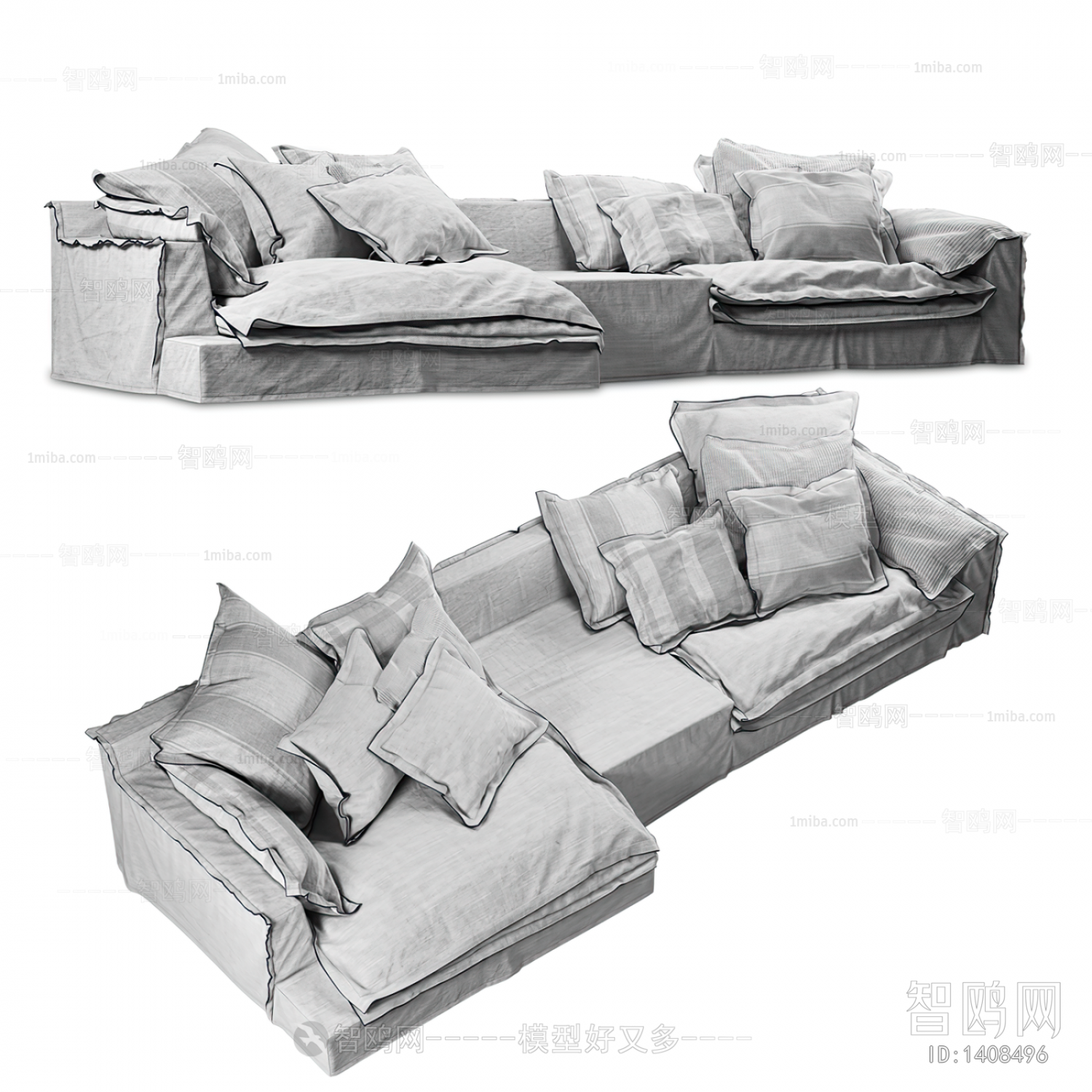 Modern Multi Person Sofa