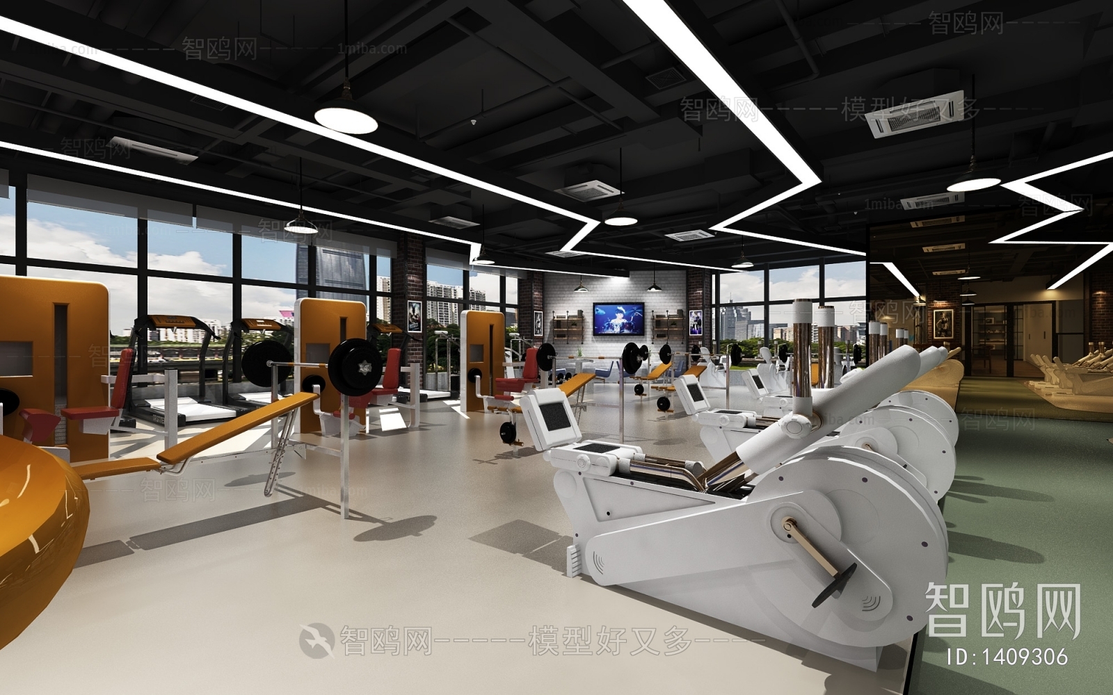 Industrial Style Gym