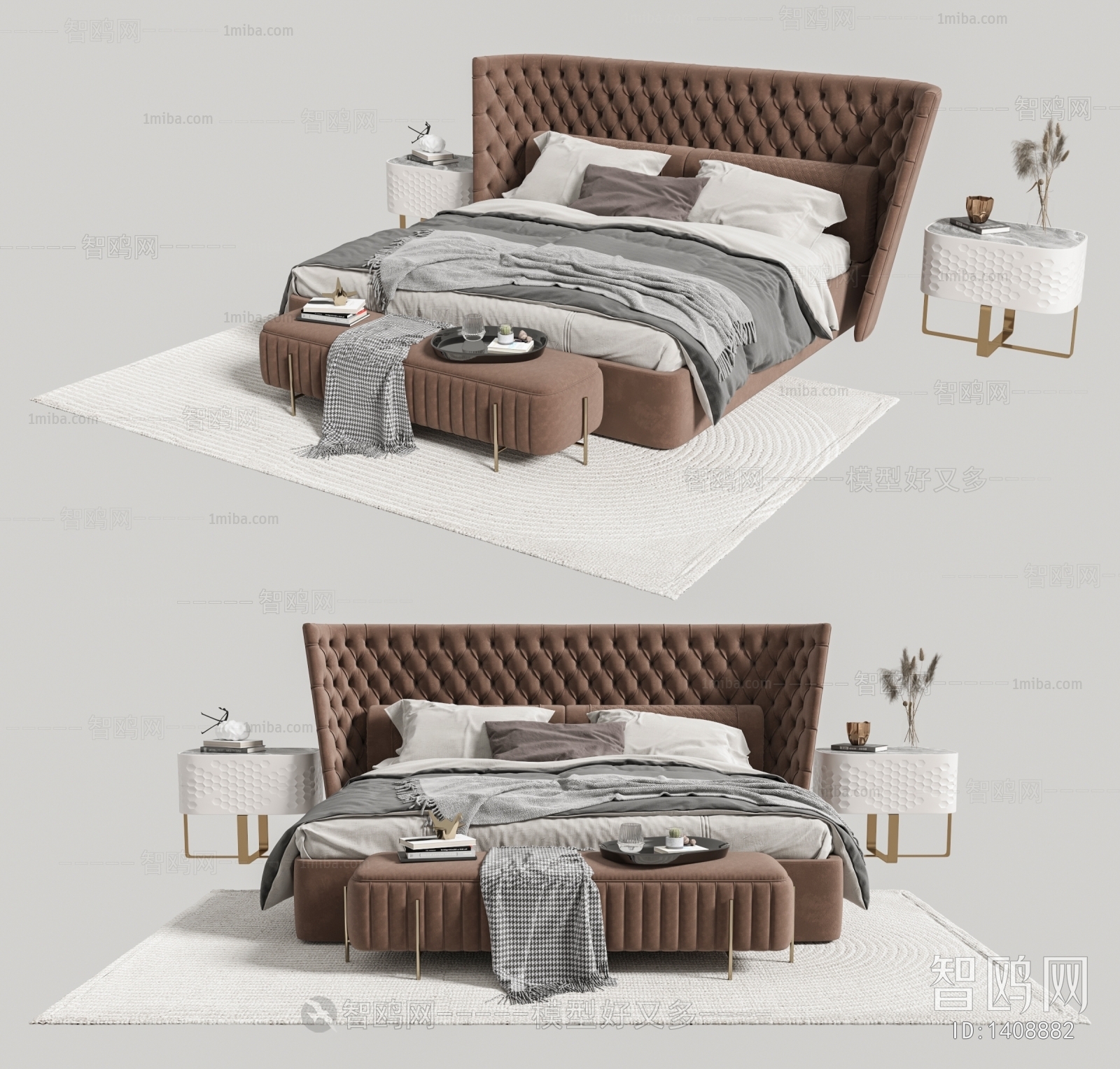 French Style Double Bed