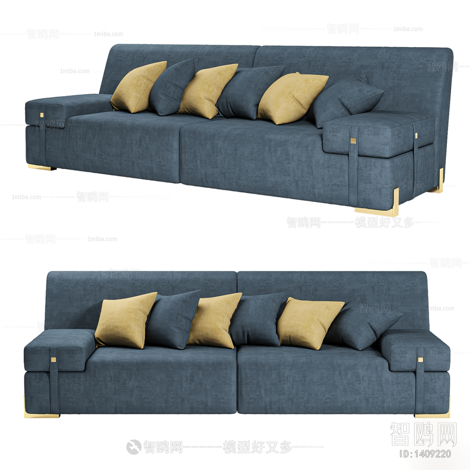 Modern Multi Person Sofa