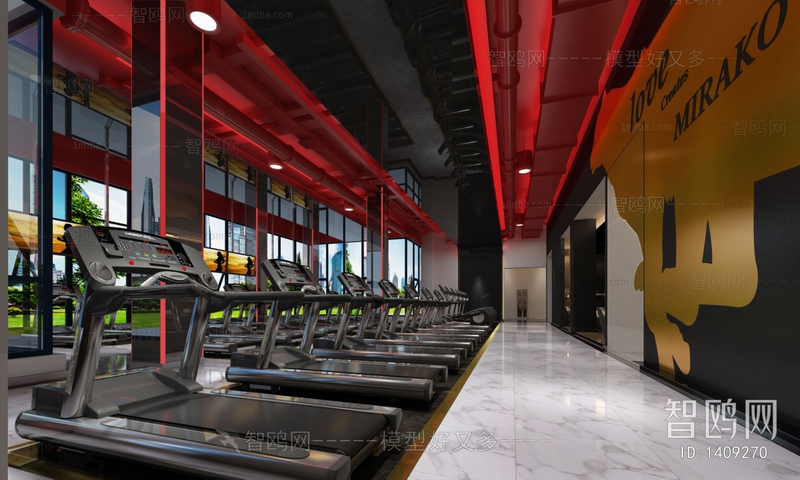 Industrial Style Gym