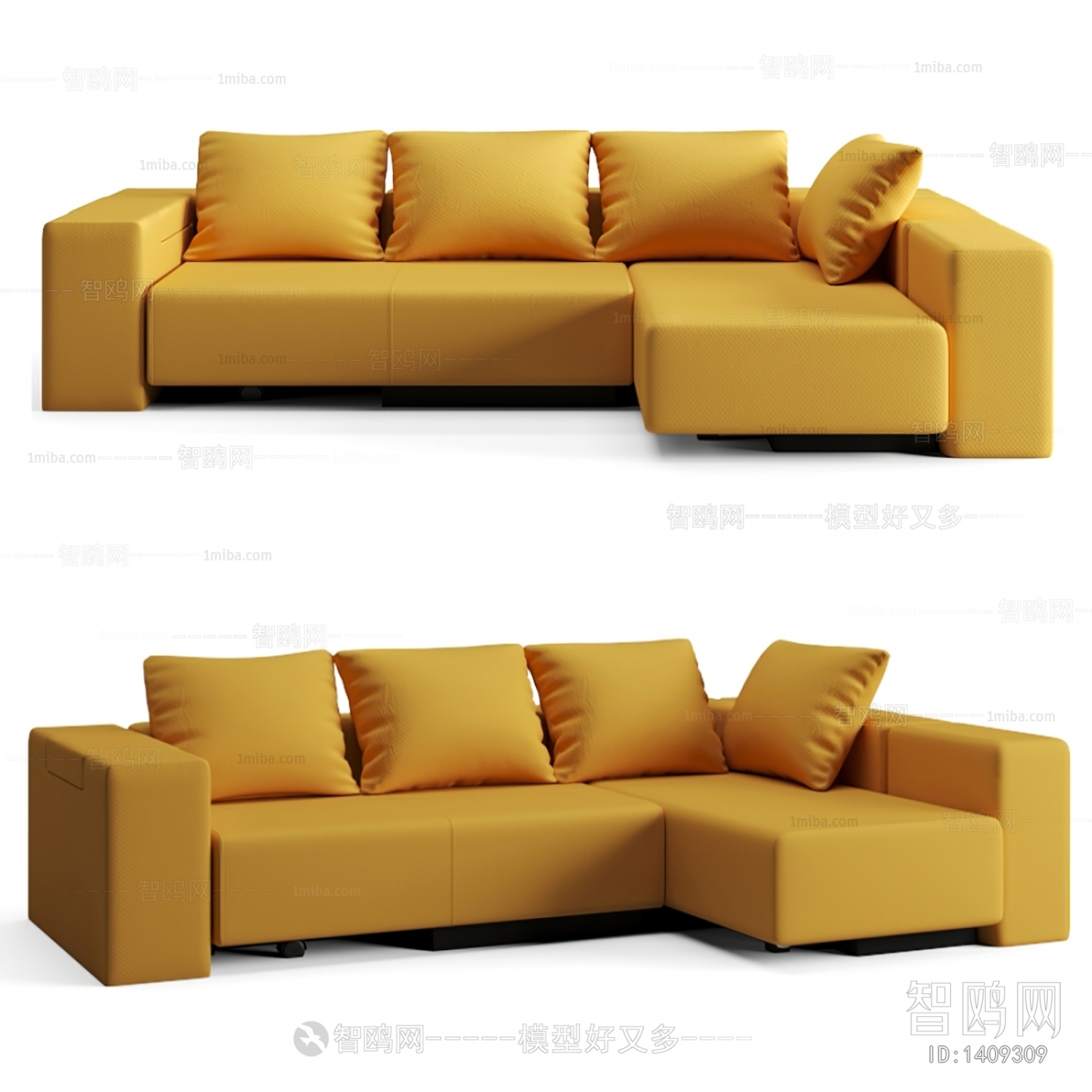 Modern Multi Person Sofa