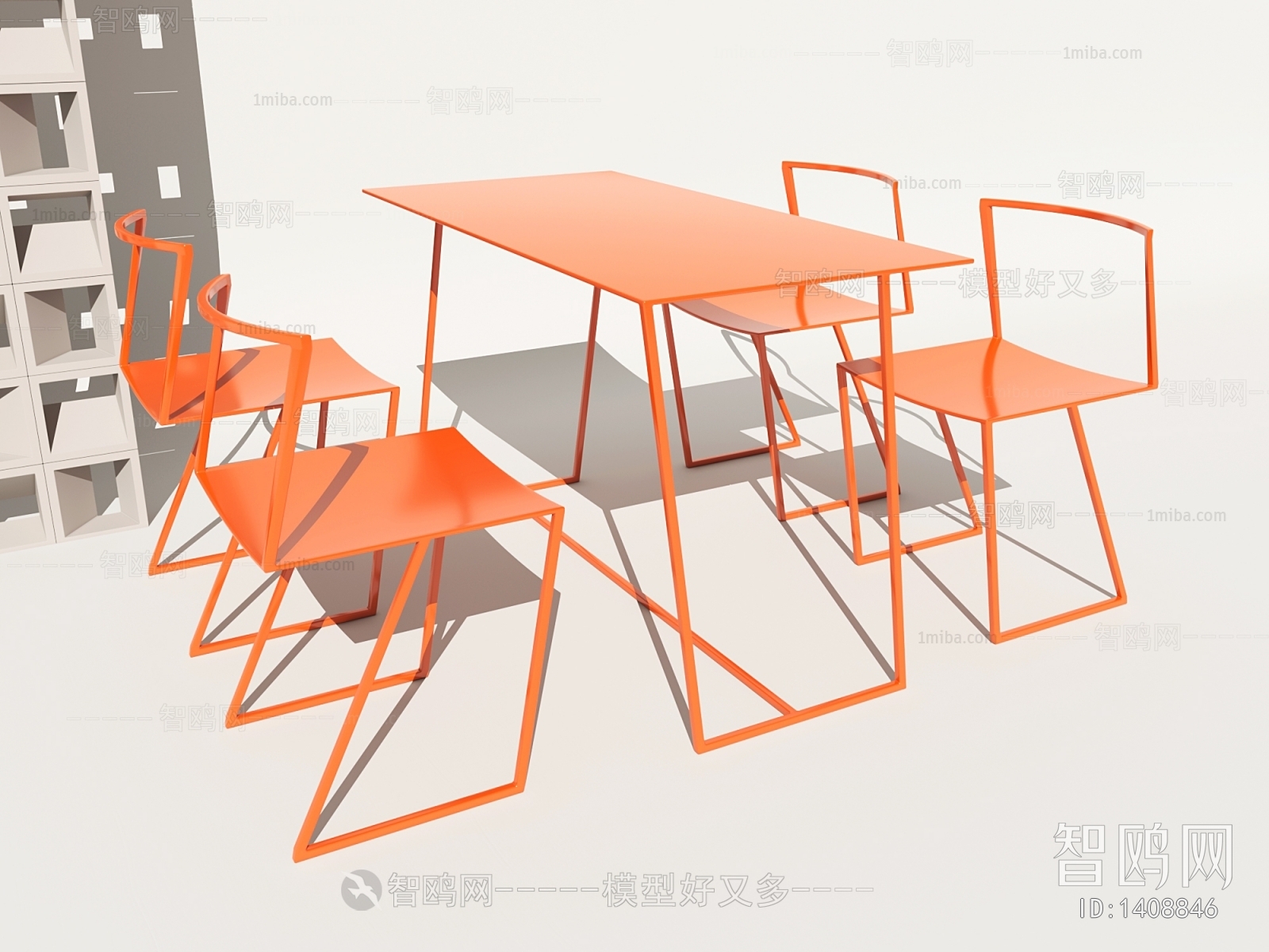 工业风餐桌椅