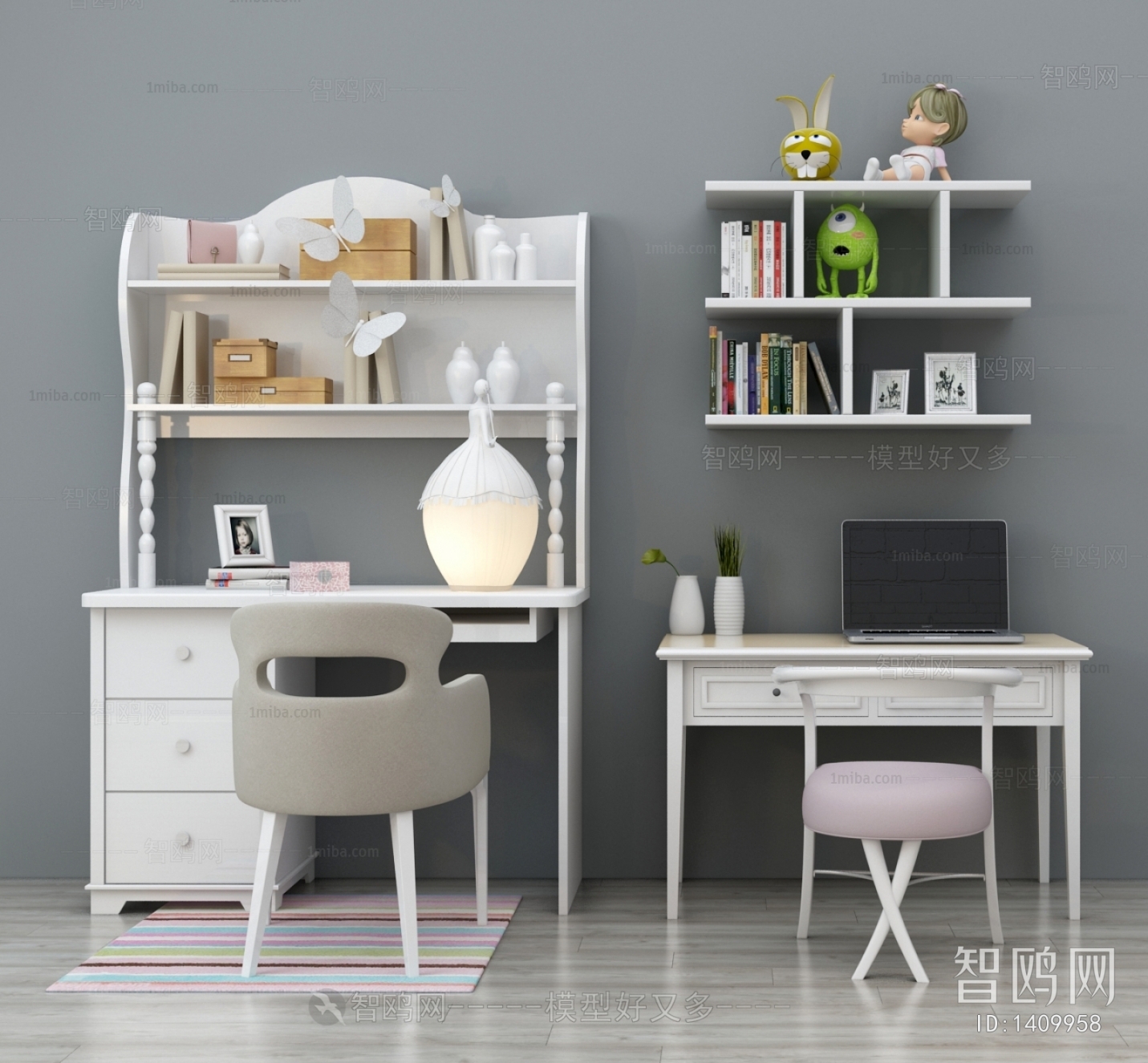 Modern Computer Desk And Chair