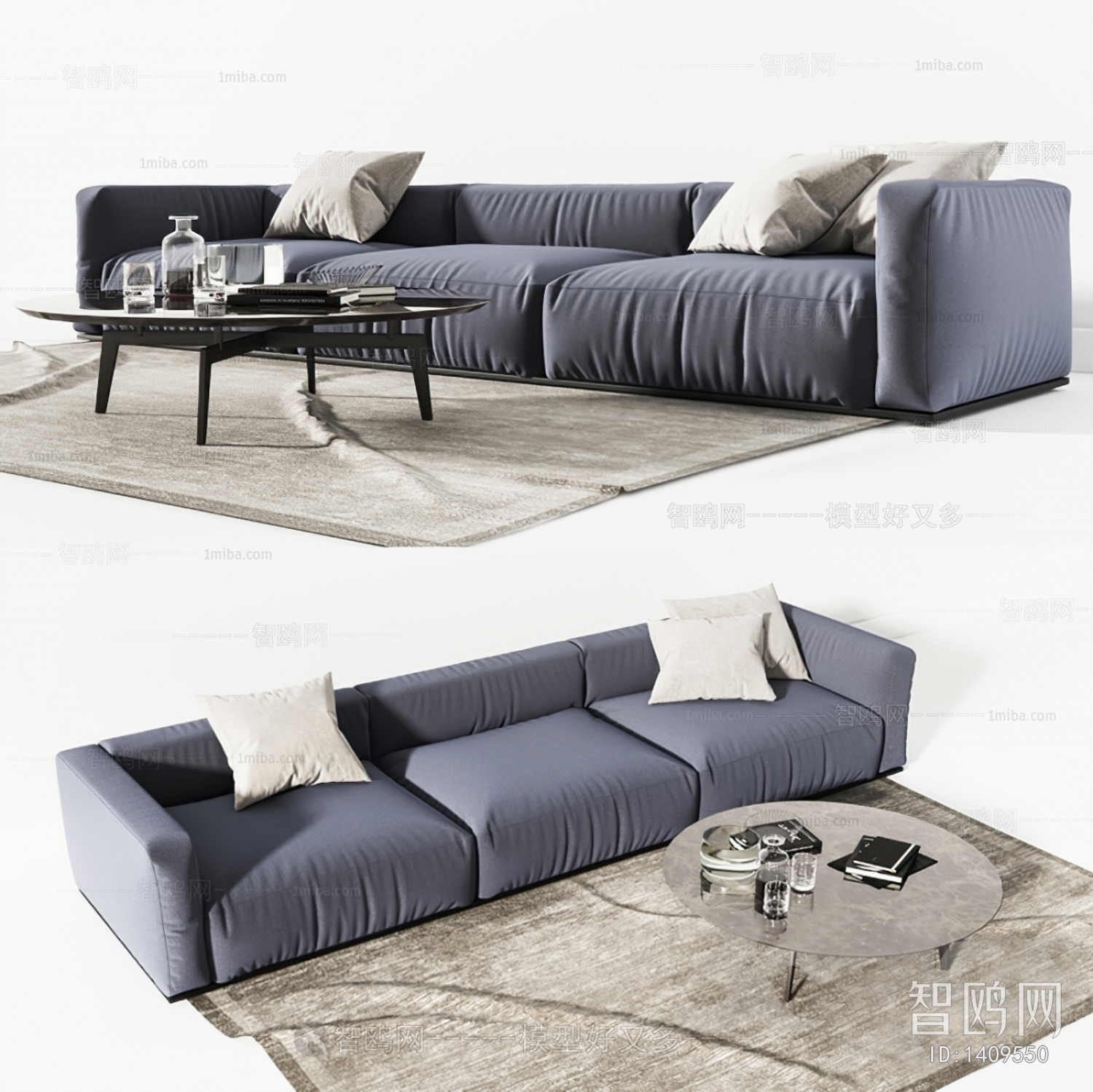 Modern Three-seat Sofa