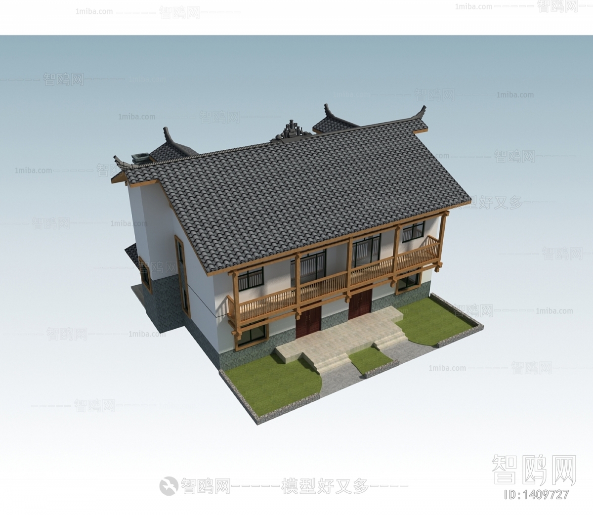 Chinese Style Villa Appearance