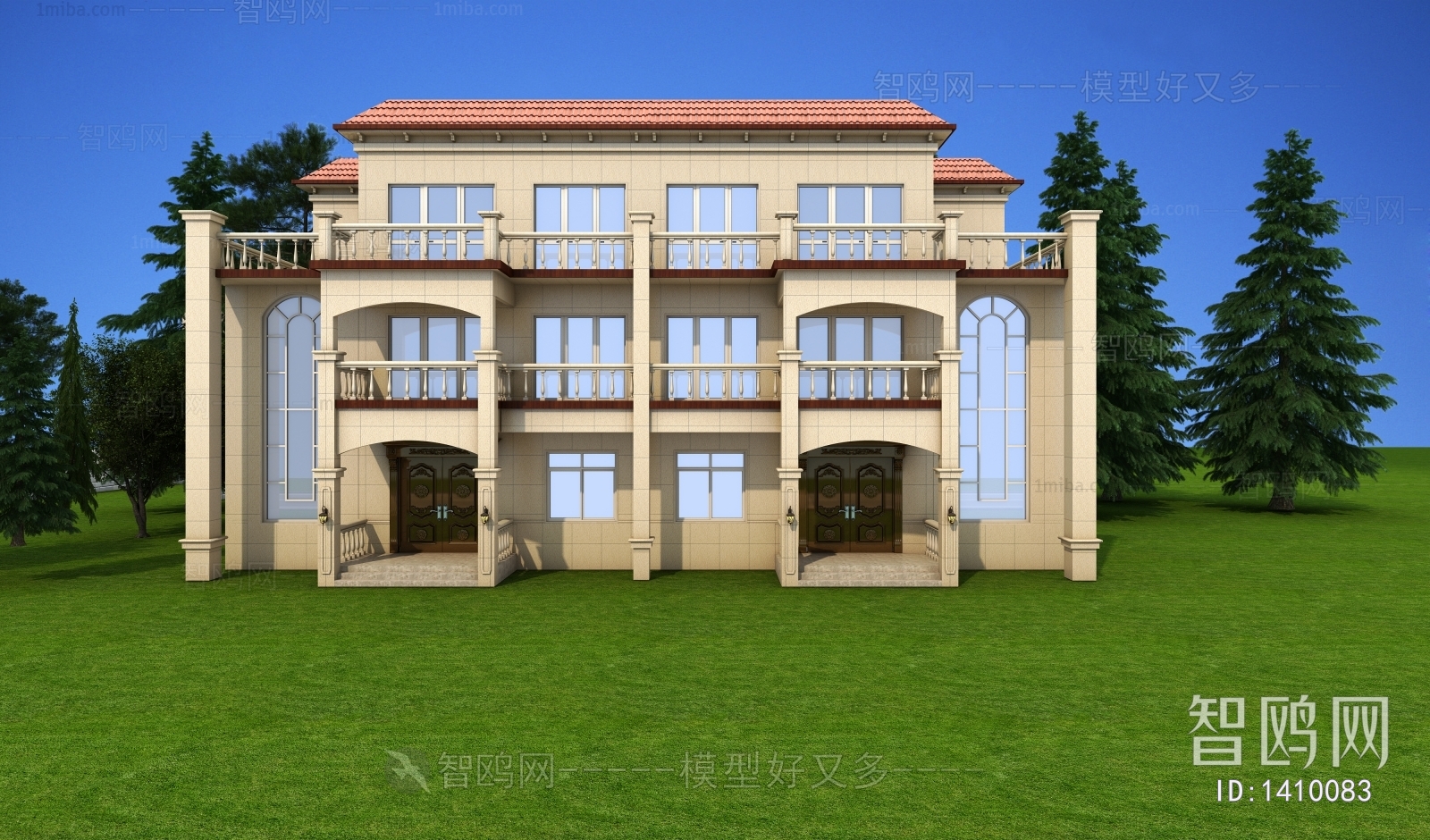 European Style Villa Appearance