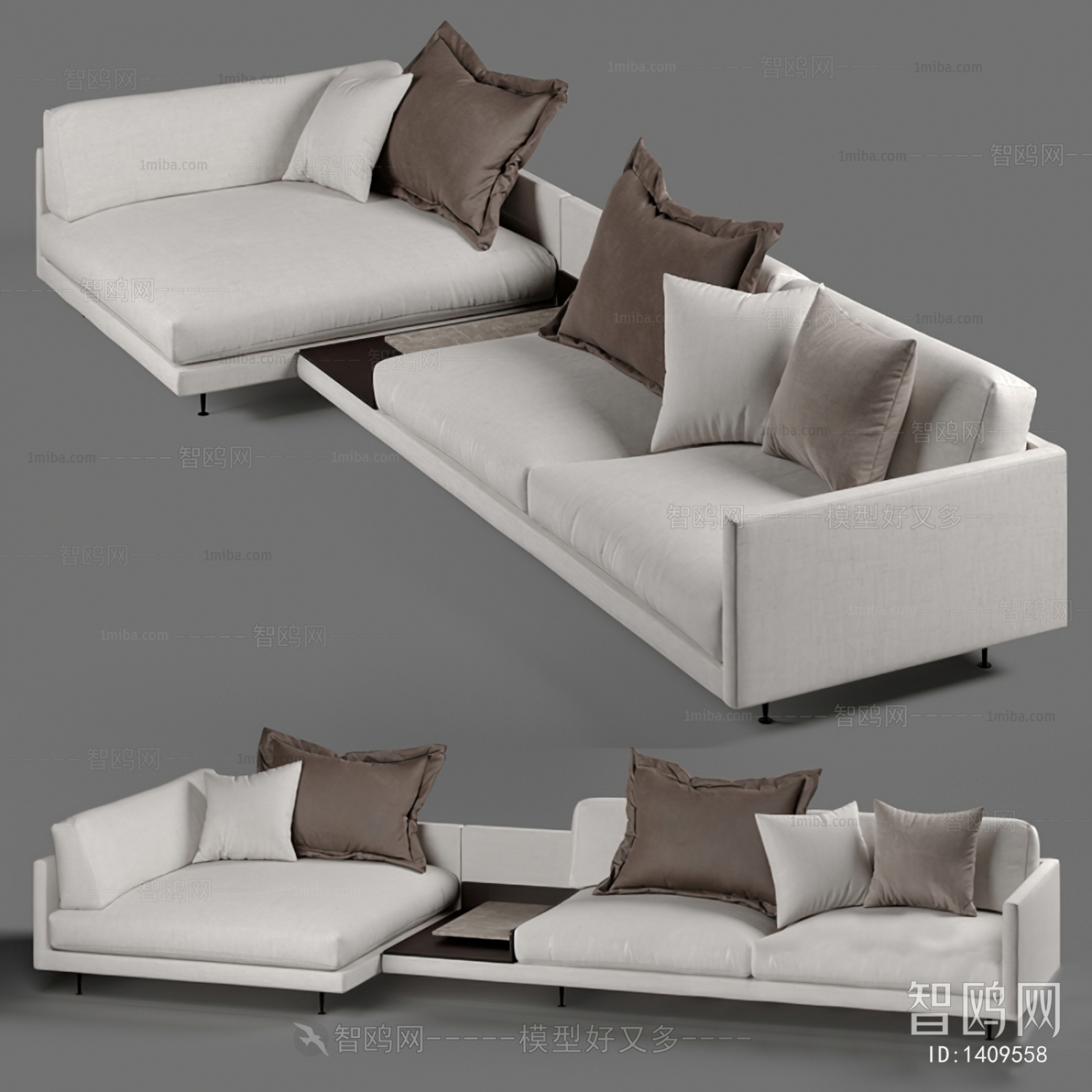 Modern Multi Person Sofa