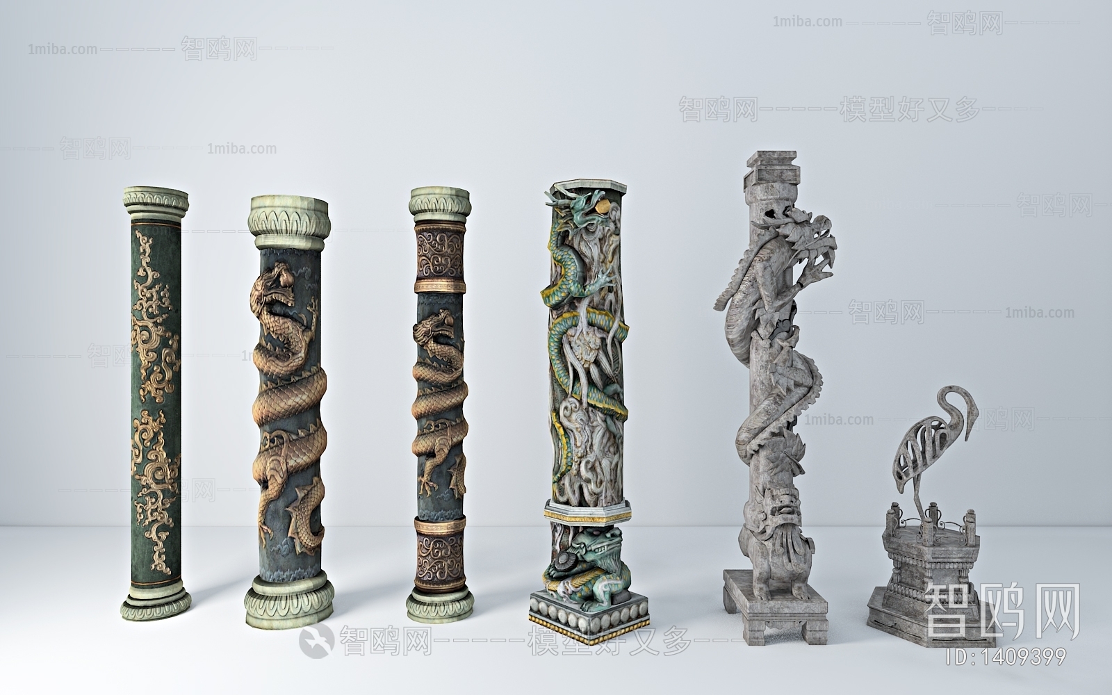 Chinese Style Column