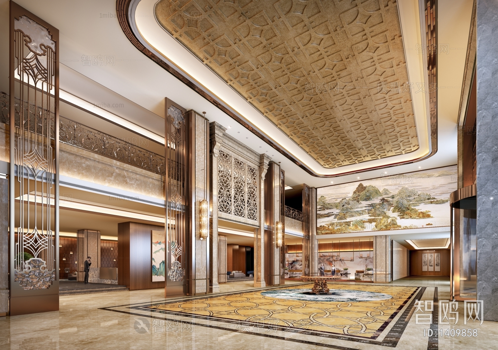 New Chinese Style Lobby Hall