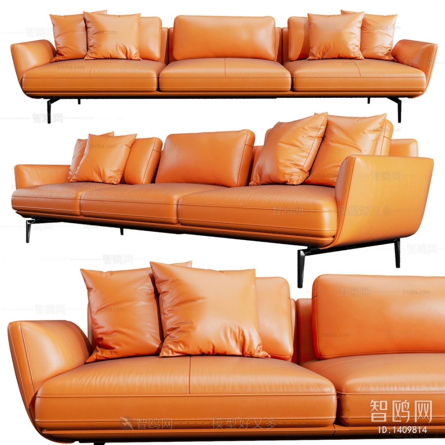 Modern Three-seat Sofa