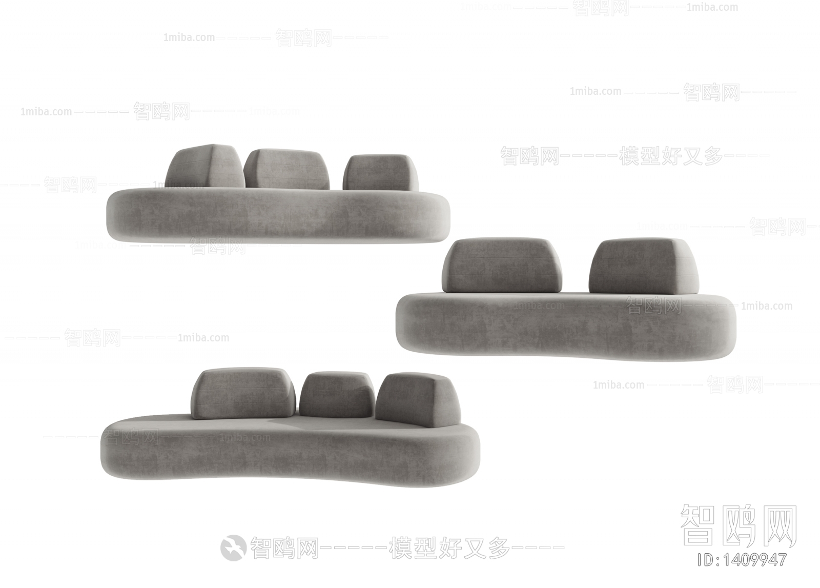 Modern Multi Person Sofa