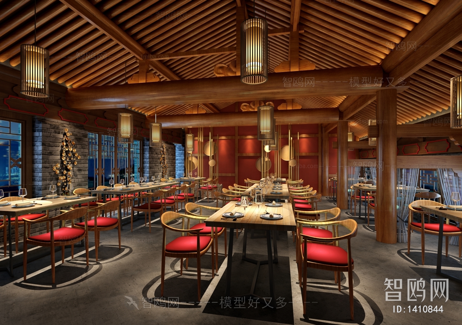 New Chinese Style Catering Space