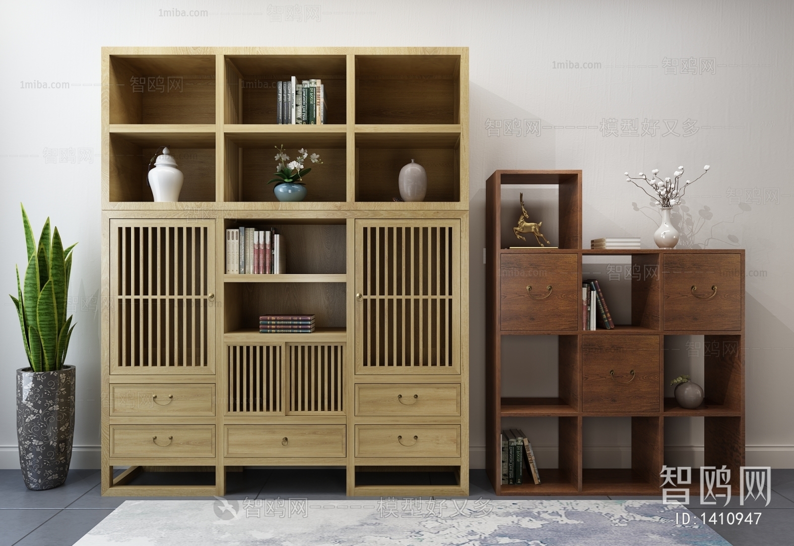 New Chinese Style Bookcase