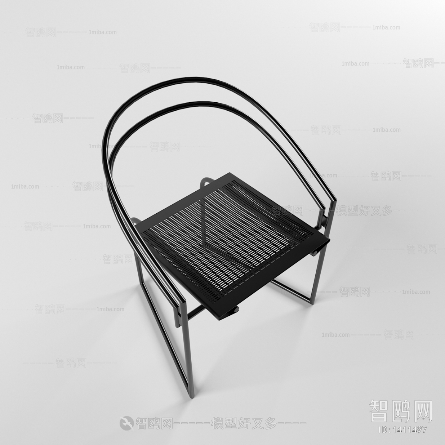 Modern Industrial Style Lounge Chair