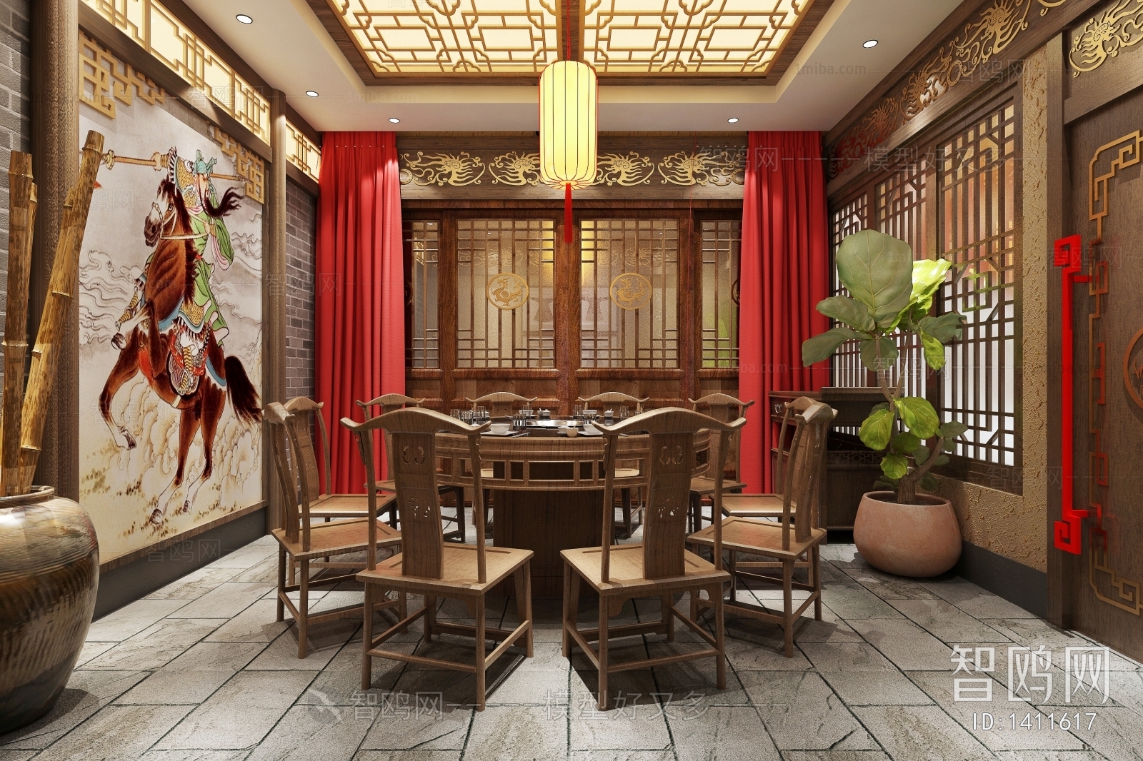 New Chinese Style Restaurant Box