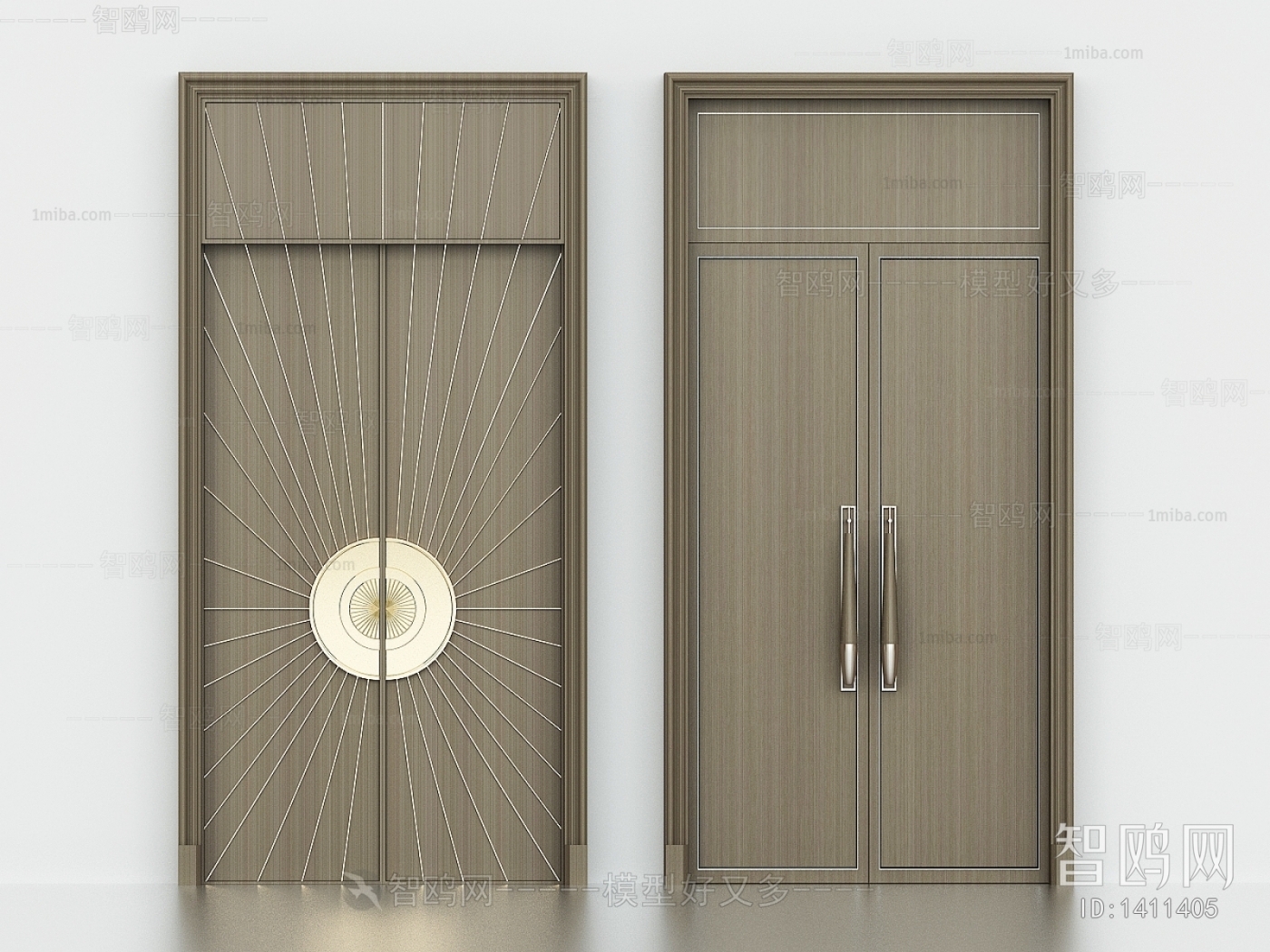 Modern Double Door