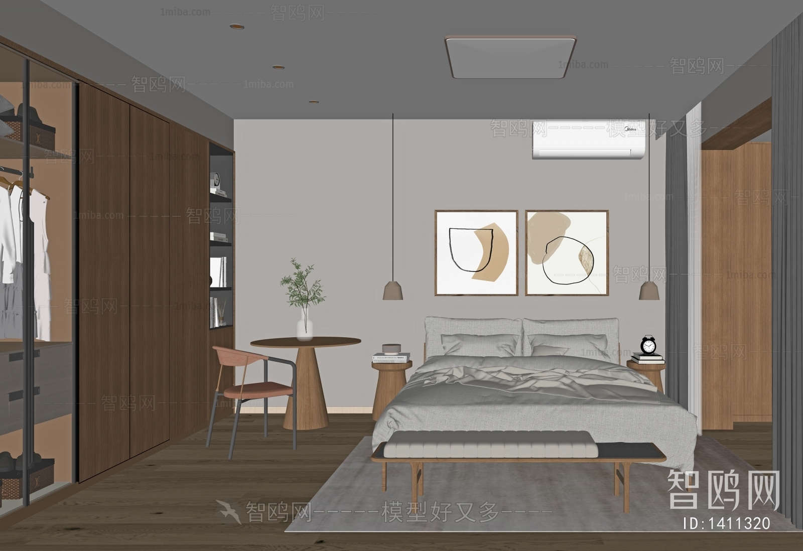 Wabi-sabi Style Bedroom