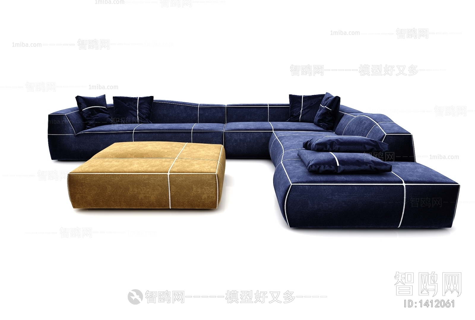 Modern Multi Person Sofa