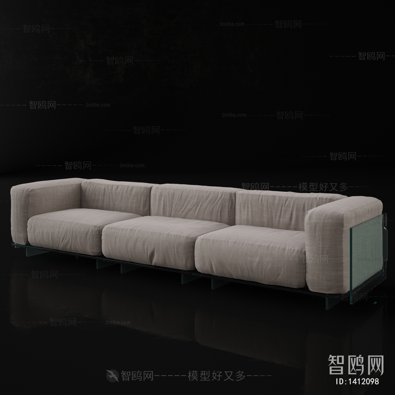 Modern Three-seat Sofa