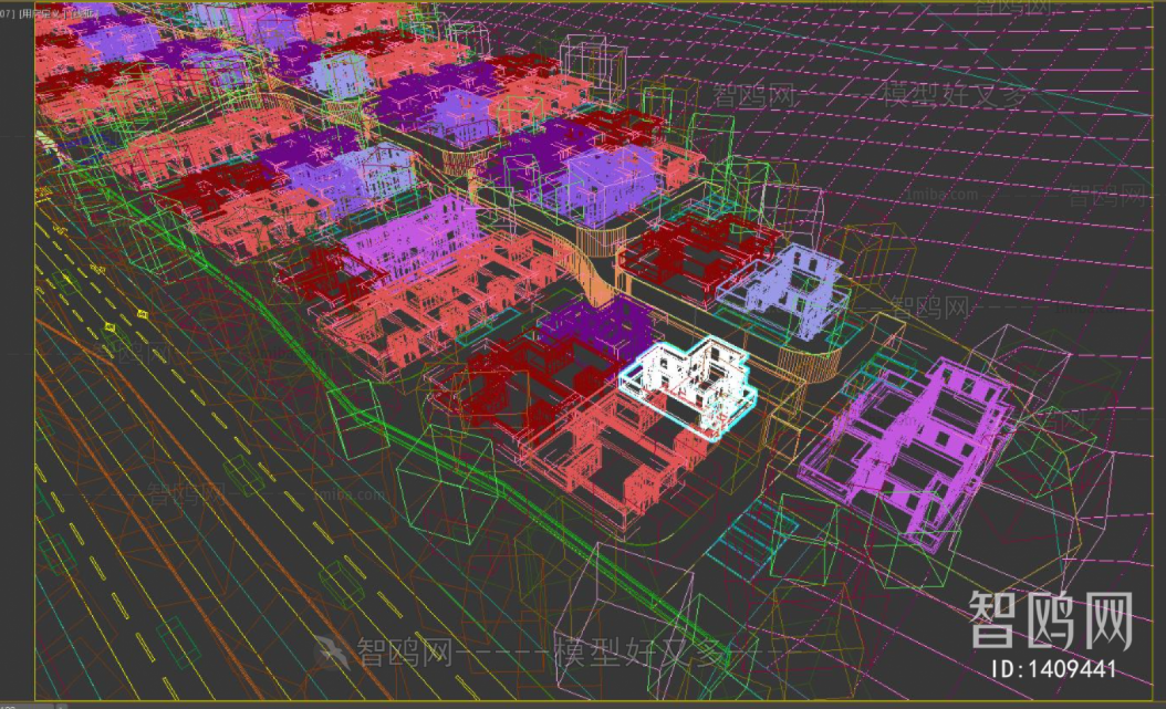 Chinese Style Architectural Bird's-eye View Planning