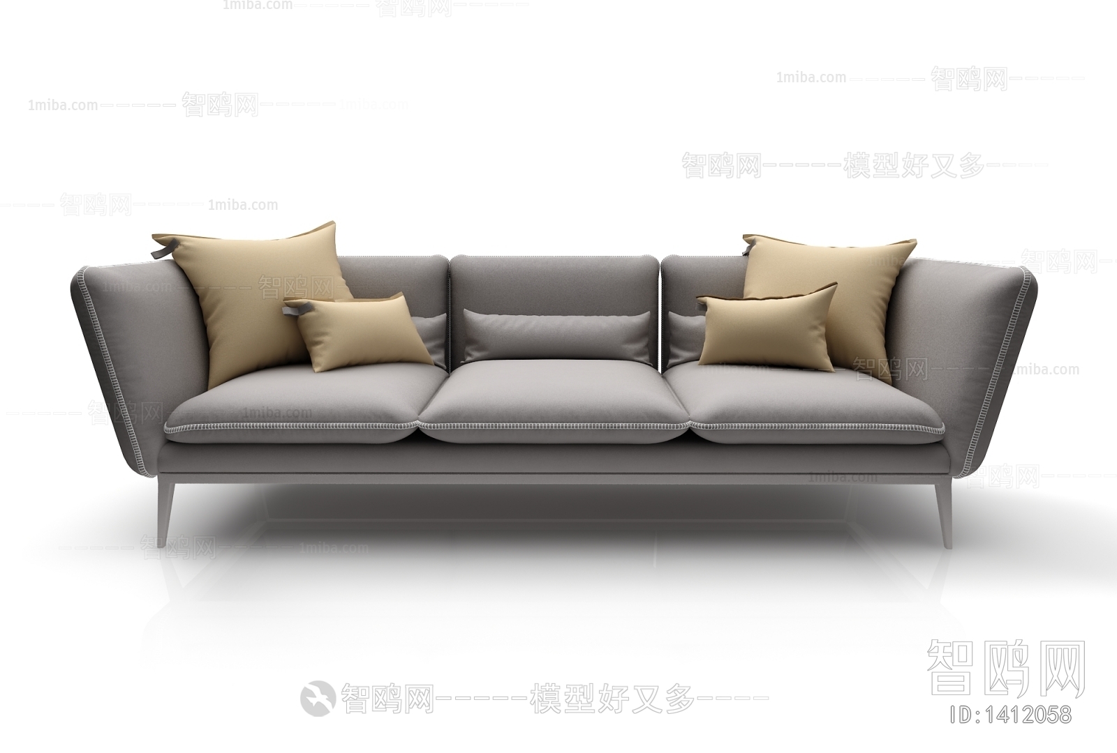 Modern Three-seat Sofa