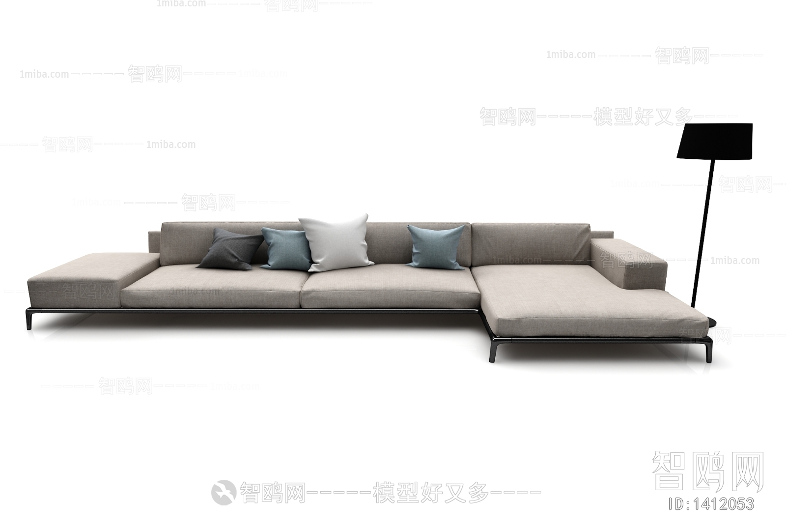 Modern Multi Person Sofa