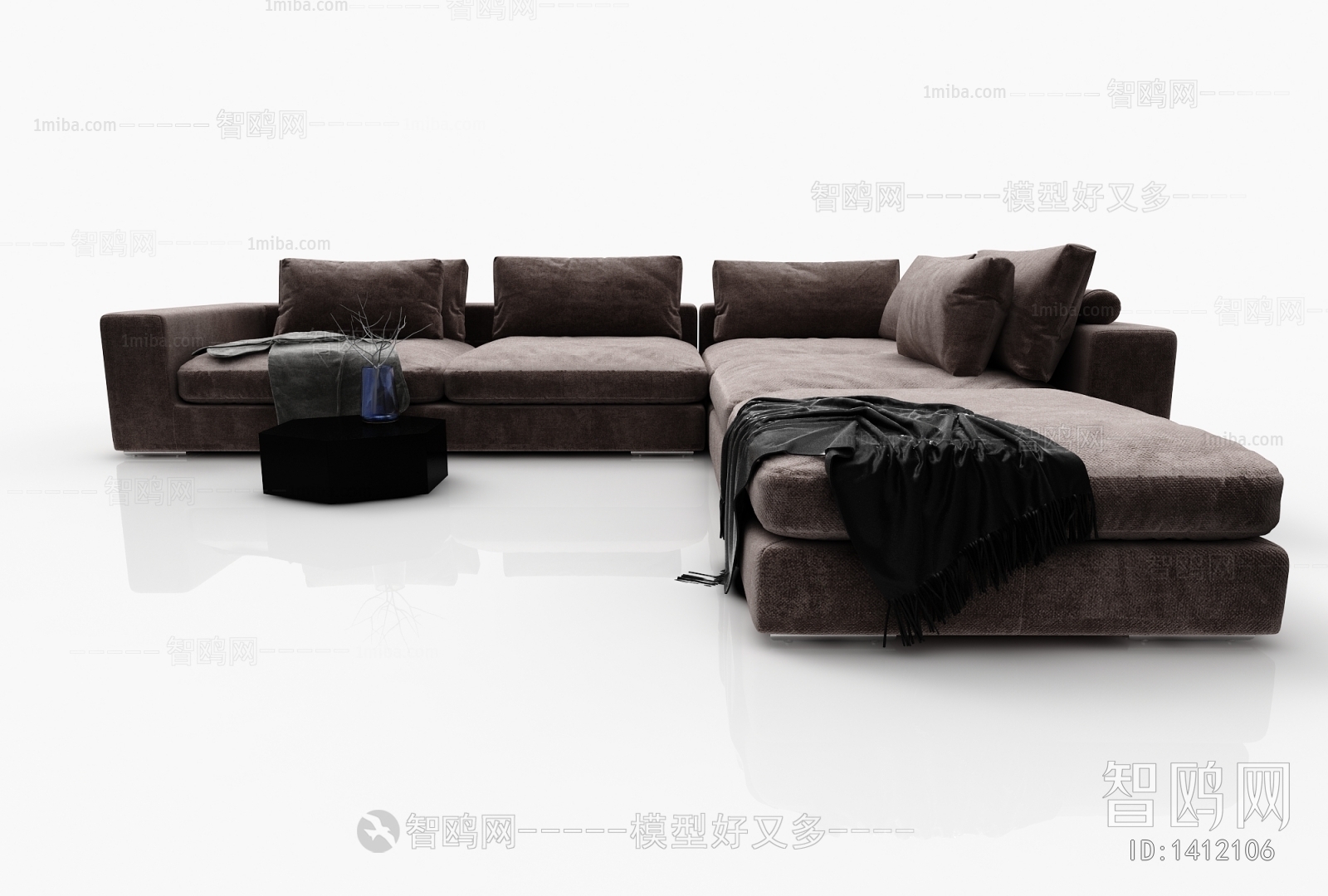 Modern Multi Person Sofa