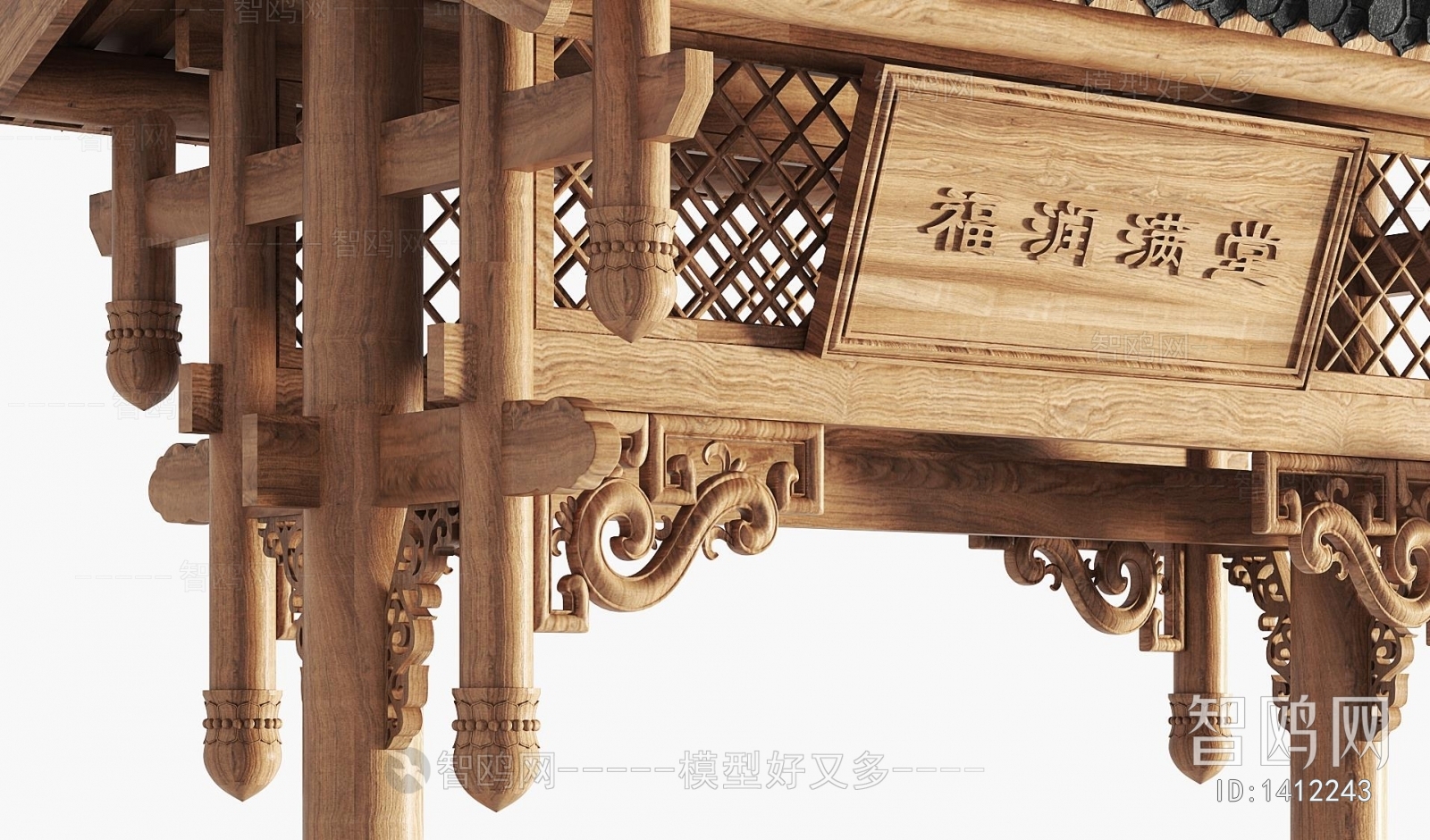 Chinese Style Ancient Architectural Buildings