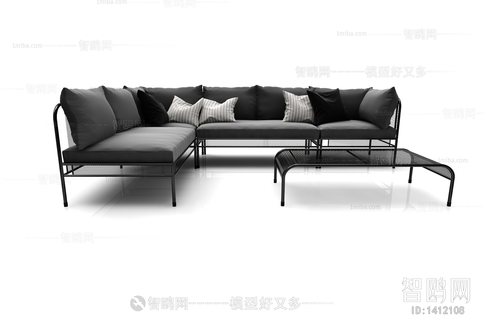 Modern Multi Person Sofa