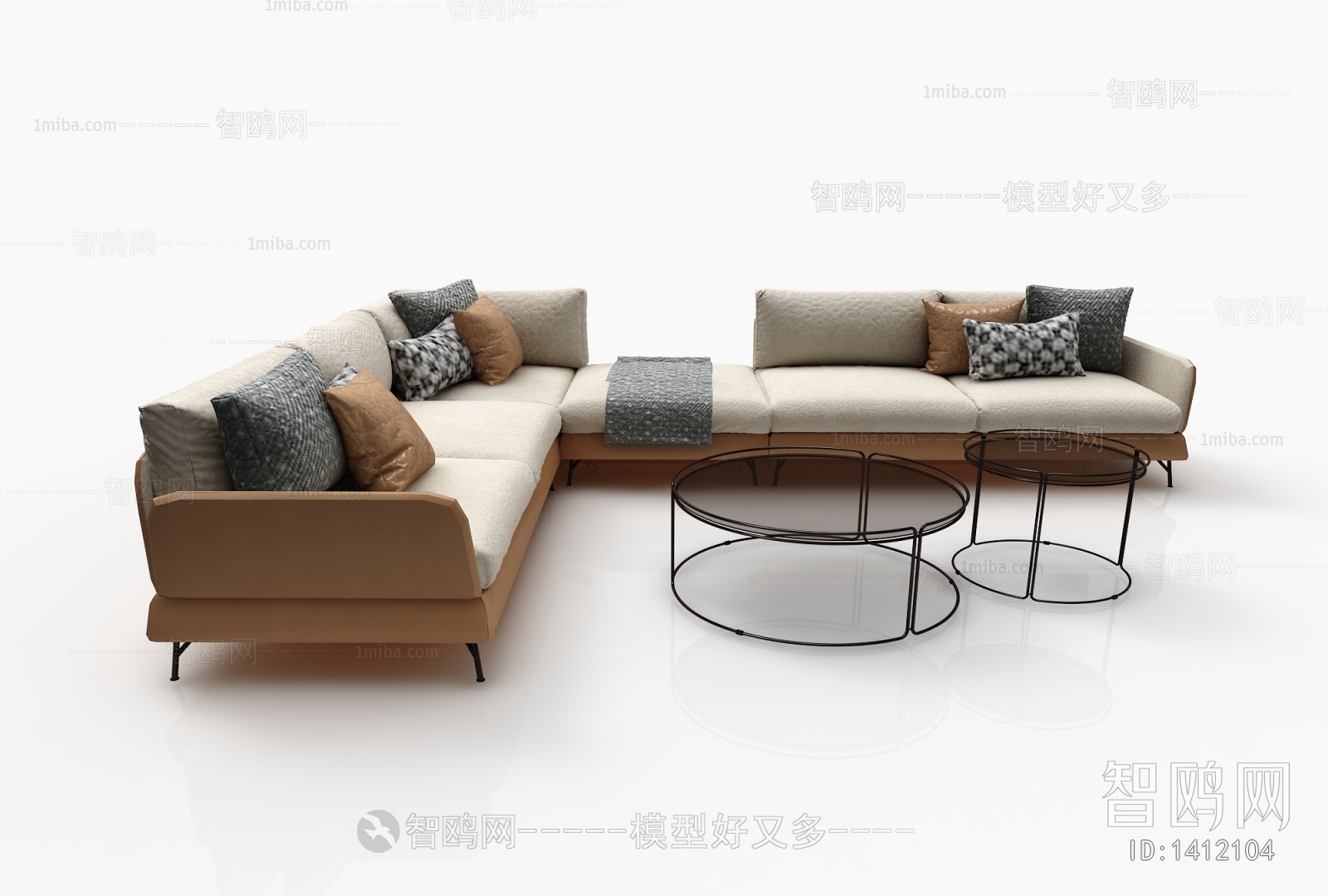 Modern Multi Person Sofa