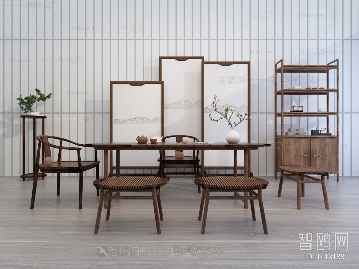 New Chinese Style Dining Table And Chairs