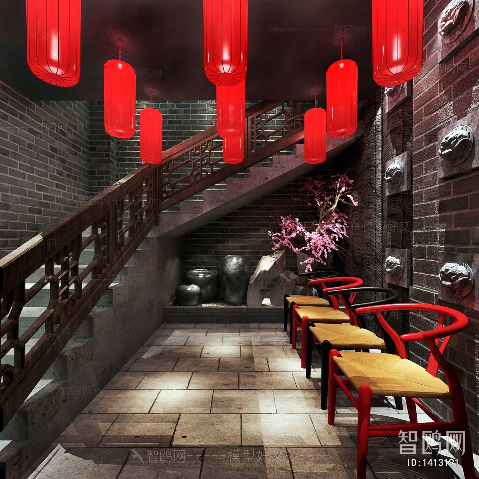 New Chinese Style Catering Space