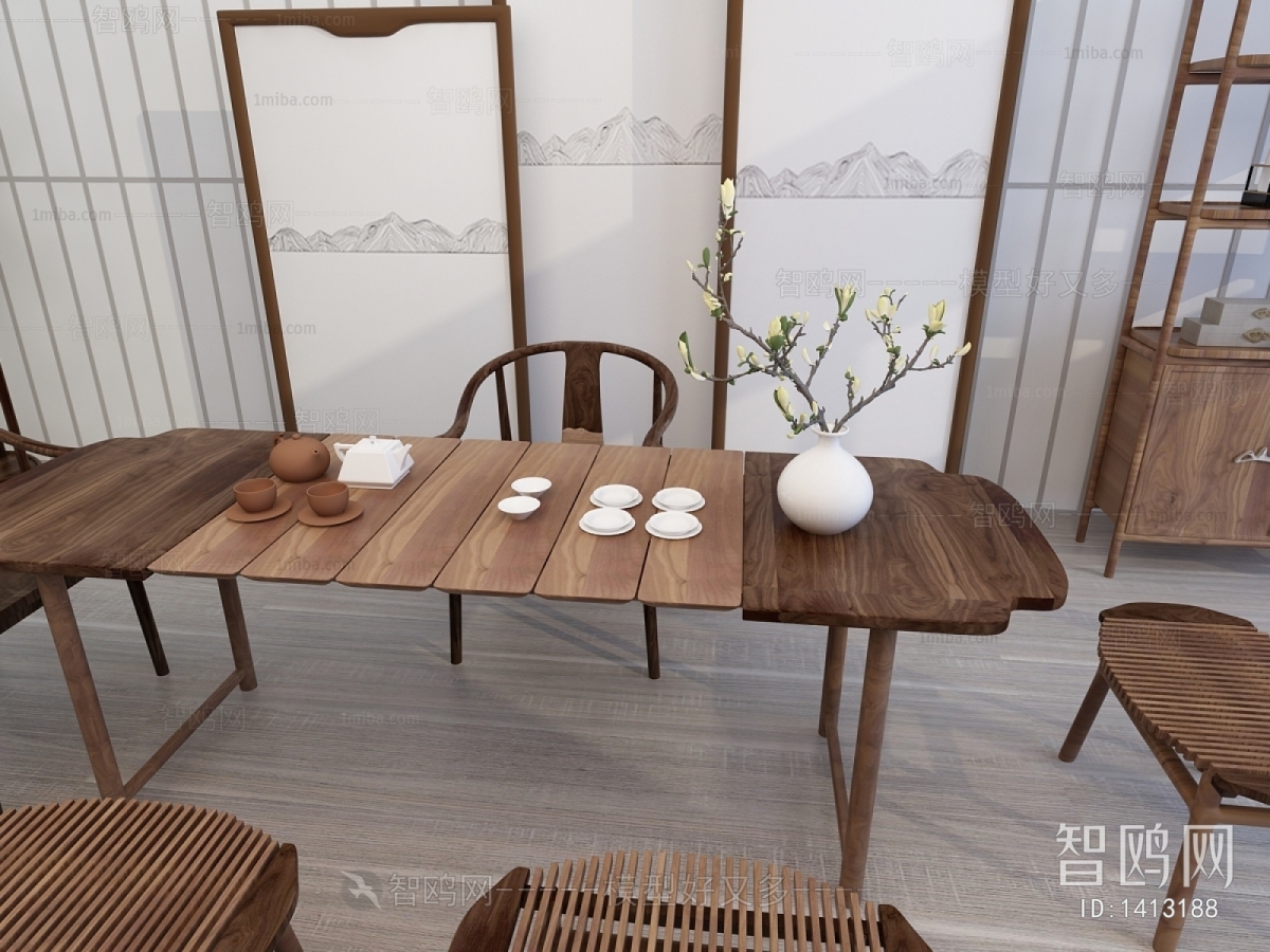 New Chinese Style Dining Table And Chairs