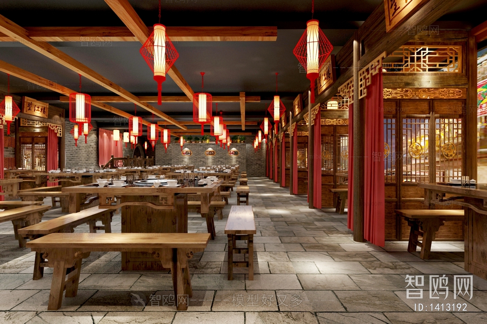 New Chinese Style Catering Space