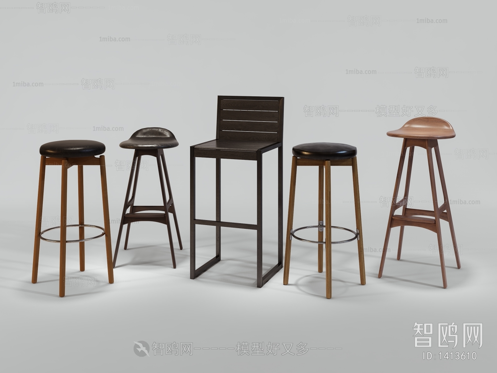 Industrial Style Bar Chair