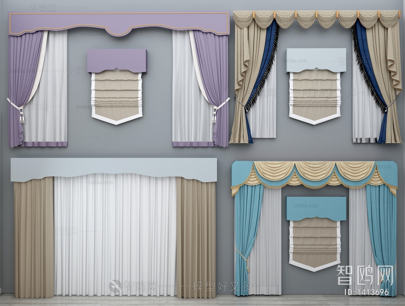 Simple European Style The Curtain