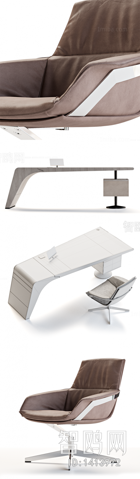 Modern Computer Desk And Chair