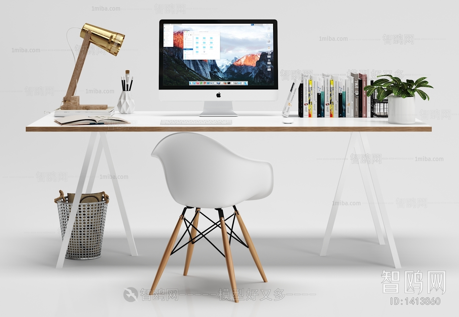 Modern Computer Desk And Chair